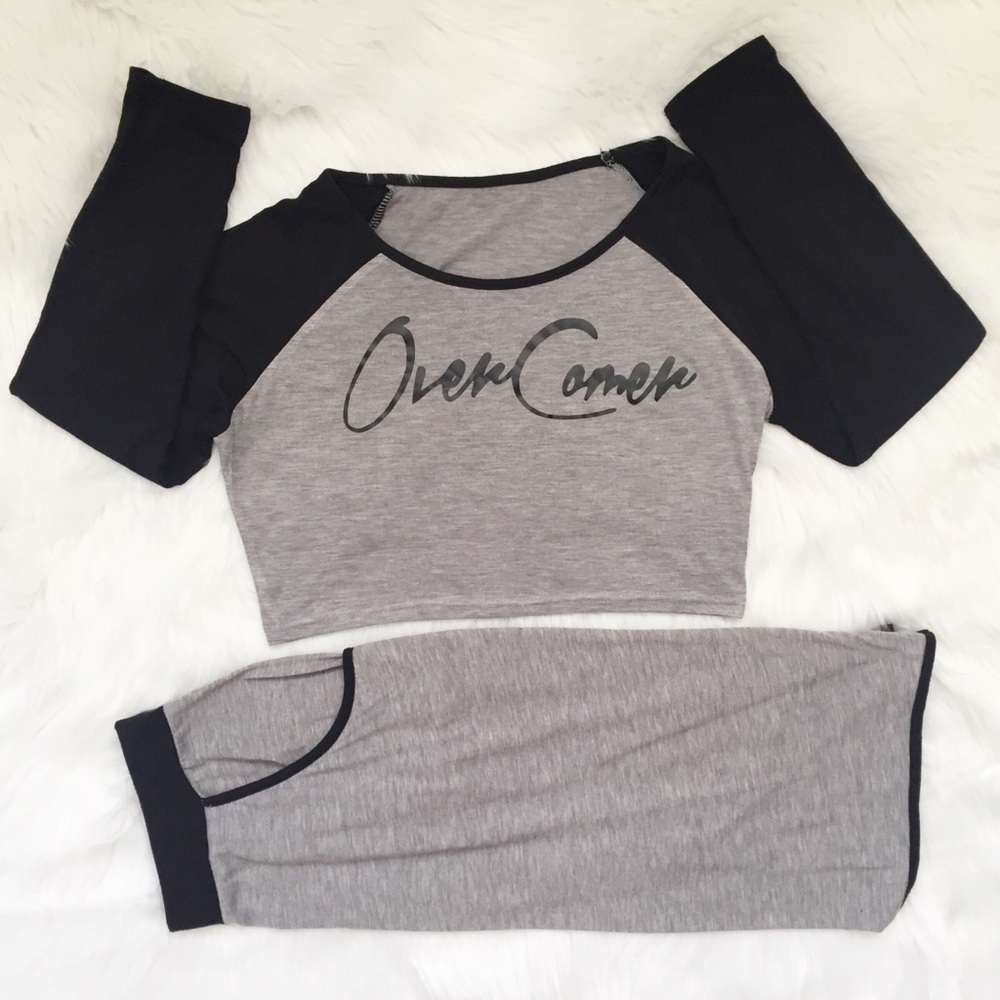 Custom Made Two Piece Overcomer Skirt Set